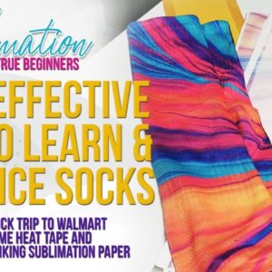 Sublimation for Beginners 2024 EP 1: Cheap Sublimation Socks