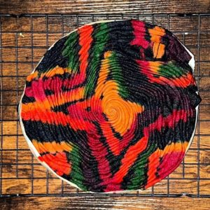 Tie-Dye Pattern : Reverse Rainbow Dots Spiral | Bleach & Liquid Dye