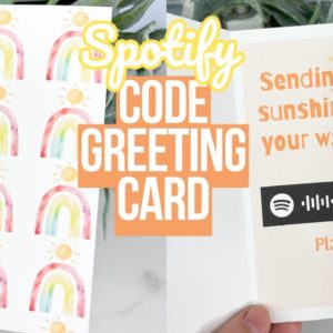 CREATE A SPOTIFY CODE CARD USING CREATIVE FABRICA STUDIO + CRICUT