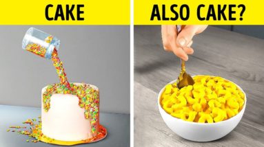 Cake or Fake? 🍰 Easy Desserts and Cake Hacks for Beginners 🌈