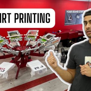 Screen Printer Reveals How T-Shirts Are Printed