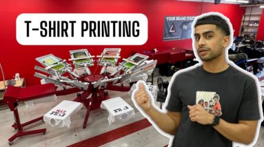 Screen Printer Reveals How T-Shirts Are Printed