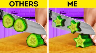 Satisfying Peel And Cut 🍋🥒 Crazy Shapes And Cool Hacks