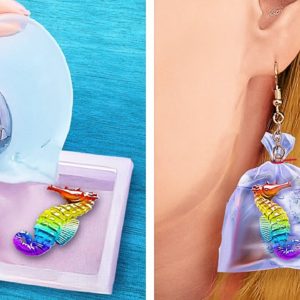 Easy Resin Jewelry 💎 💍✨ Super Cute DIYs To Try At Home With Epoxy