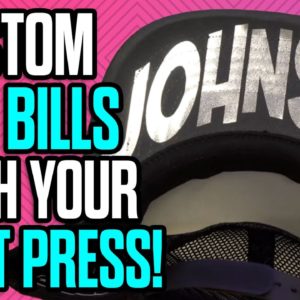 How To Print On Hat Bills with Your Heat Press