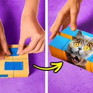 Crafting Fun from Cardboard & Paper: Simple DIYs for Everyone to Enjoy at Home! 📦✂️