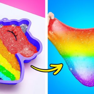 Vibrant Art & Drawing Hacks 🎨✨ DIY Slimes for Creative Fun