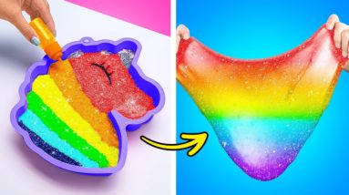 Vibrant Art & Drawing Hacks 🎨✨ DIY Slimes for Creative Fun