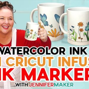 How To Make A Watercolor Ink Mug With Cricut Infusible Ink Pens And Markers