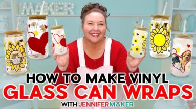 Vinyl Glass Can Wrap Tutorial - Get Creative With Your Drinkware!