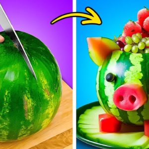 Genius Hacks 🍉🥒 How To Peel And Cut Fruits And Vegetables