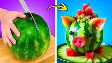 Genius Hacks 🍉🥒 How To Peel And Cut Fruits And Vegetables