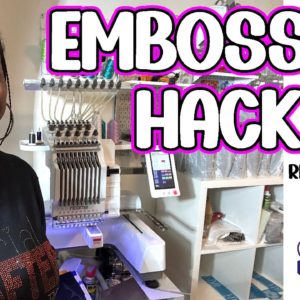 Craft-Tea Talk | Emboss with Embroidery | Ricoma EM1010 | How to Digitize