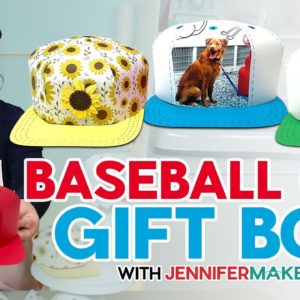 Make Your Own Baseball Cap Gift Box With Paper - Easy DIY Tutorial!