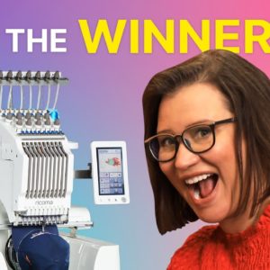 Meet Christy Kapellen (Our EM-1010 Embroidery Machine Giveaway Winner)