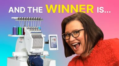 Meet Christy Kapellen (Our EM-1010 Embroidery Machine Giveaway Winner)