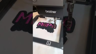 New Brother Skitch Embroidery Machine! First Stitch!  #embroidery