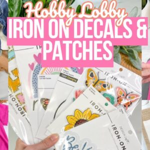 I TESTED HOBBY LOBBY'S IRON ON DECALS & PATCHES