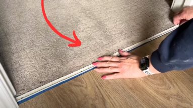 Homeowner tries the new vinyl plank flooring solution DIYers are OBSESSED with!