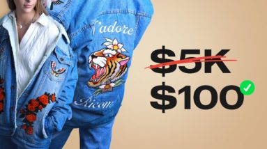 Recreating a $5,000 Embroidered Jacket for Under $100