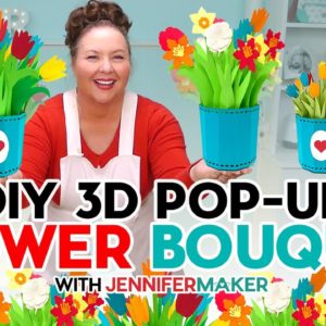 Watch These Amazing 3D Flower Bouquets Pop Up Before Your Eyes!