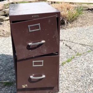 We can't believe what she did with this old file cabinet!