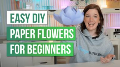 Easy DIY Paper Flower Lantern for Beginners | Step-by-Step Tutorial