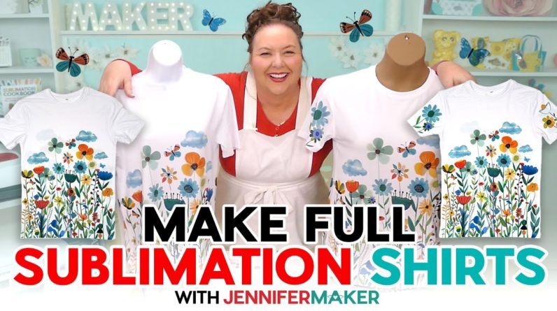 Make A Full Sublimation Shirt: Print, Tile, And Pressing Tutorial For Both Sides!