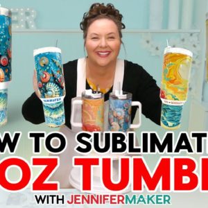 How To Sublimate A 40 oz Tumbler With A Handle