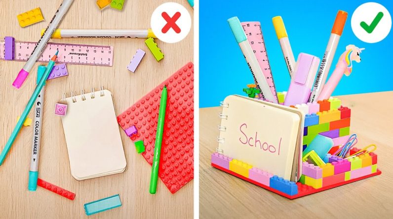 Top School Hacks & Crafts 🎒😍 Smart School Stationery Ideas