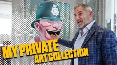 Showing off my MULTI-MILLION DOLLAR ART COLLECTION