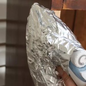 Wrap an iron in tin foil for this BRILLIANT furniture idea!