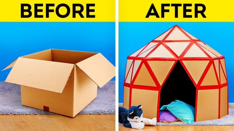 Don't Throw Away Your Old Cardboard 🌟📦 Easy DIY & Recycling Ideas