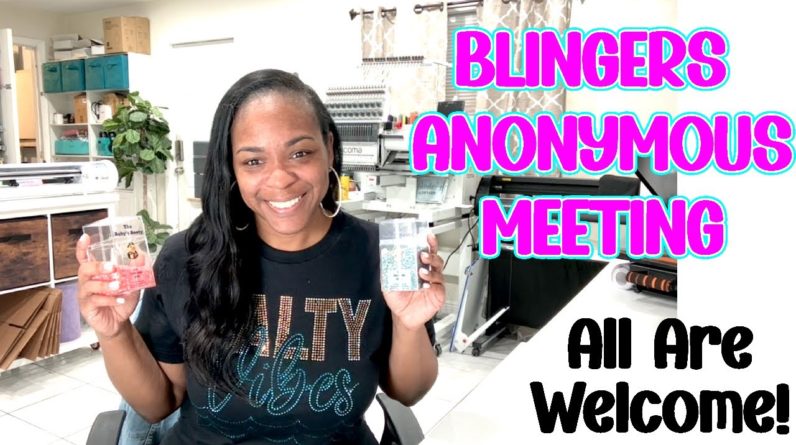 BLINGERS ANONYMOUS | Let's Make a Hotfix Rhinestone Shirt | Key Fob | Buy-In