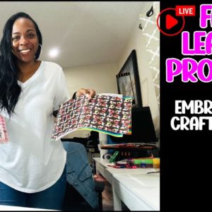 Crafts & Convos | Fun Faux Leather Craft Projects | Embroidery and Cutters