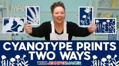 Cyanotype For Beginners: DIY Or Pre-Made? Photography With Cricut!