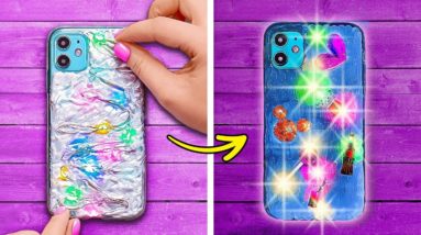 HOW TO DECORATE YOUR PHONE CASE 🎨📱 Cute DIY Phone Cases