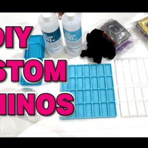 DIY CUSTOM DOMINOS MADE WITH QUICK EPOXY & UV RESIN | SISER ROMER