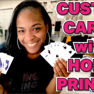 HOW TO MAKE CUSTOM PLAYING CARDS WITH HOME PRINTER | SILHOUETTE STUDIO