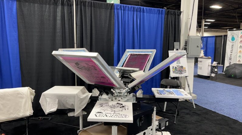 LIVE: Printing on the Vastex 100 Setup! (Small Space, Big Dreams! Graphic Pro Expo)