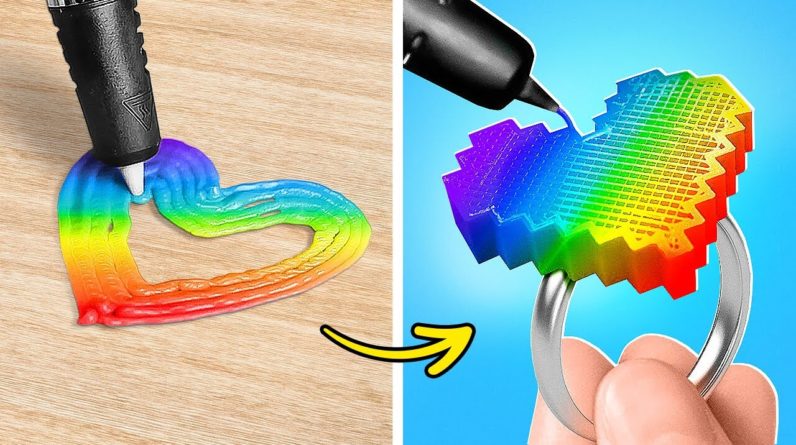 EXPLORE EPOXY RESIN & 3D PEN 😍 Amazing DIY Crafts & Jewelry 💍