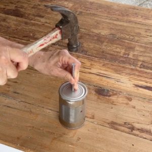 Punch a hole in a can for this BRILLIANT porch idea!