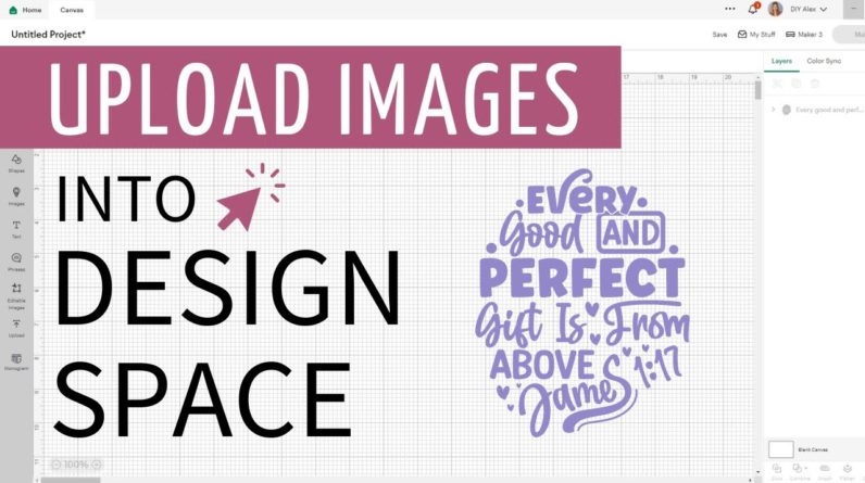 How to import images into Cricut Design Space 2024 | SVG files and PNG files in Cricut Design Space