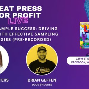 Ep. #43 Sample Success: Driving Orders with Effective Sampling Strategies (Pre-Recorded)