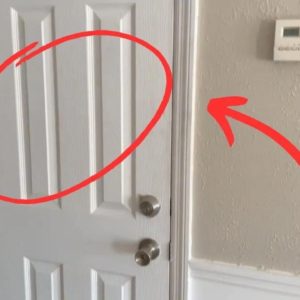 The GENIUS new way people are updating their old doors!