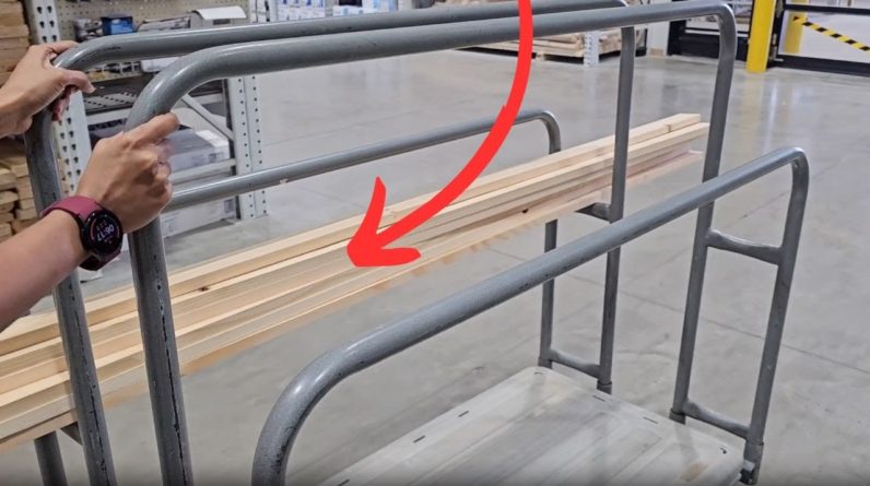 Everyone will be buying Lowe's wood when they see this GENIUS porch idea!