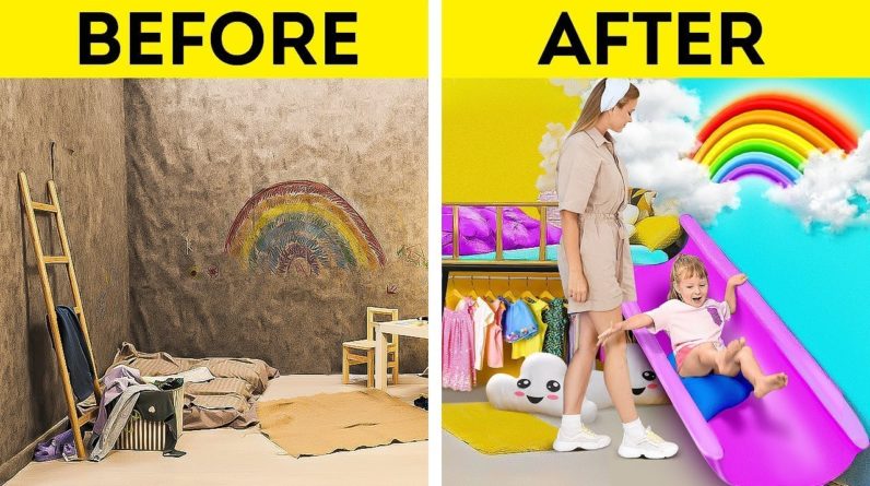 Amazing Room Makeover 🤩 Best Parenting Hacks You Can't Miss! 🌟