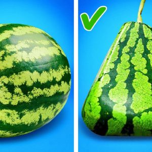 HOW TO MAKE EXPENSIVE WATERMELON AT HOME 🍉 PLANT HACKS! 🌱