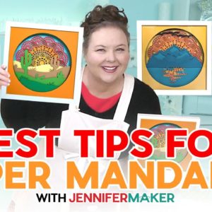 Best Tips For Paper Mandalas: Easier Cutting, Adhesives, & Assembly!