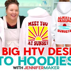 BIG HTV Designs: How To Level Up Your Hoodies!